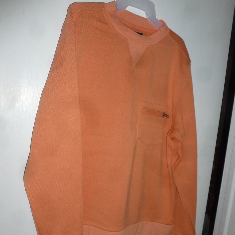 NEW Arthur Beale super soft Crewneck zip front pocket pullover sz L & XXL